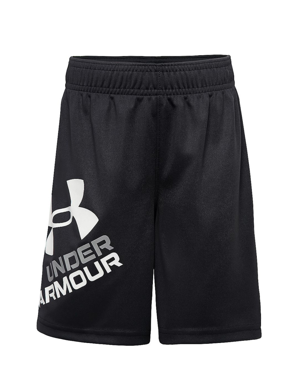 Under Armour Boys Size 6 Prototype Logo Shorts Black White New with Tags